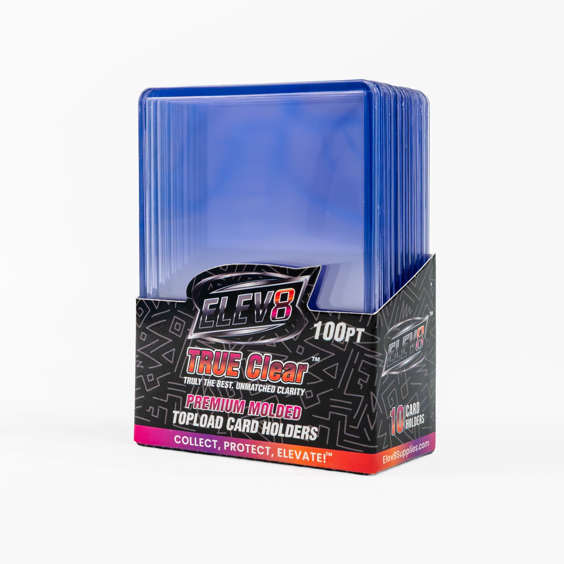 TRUE Clear Premium Molded Topload Card Holder (100pt)