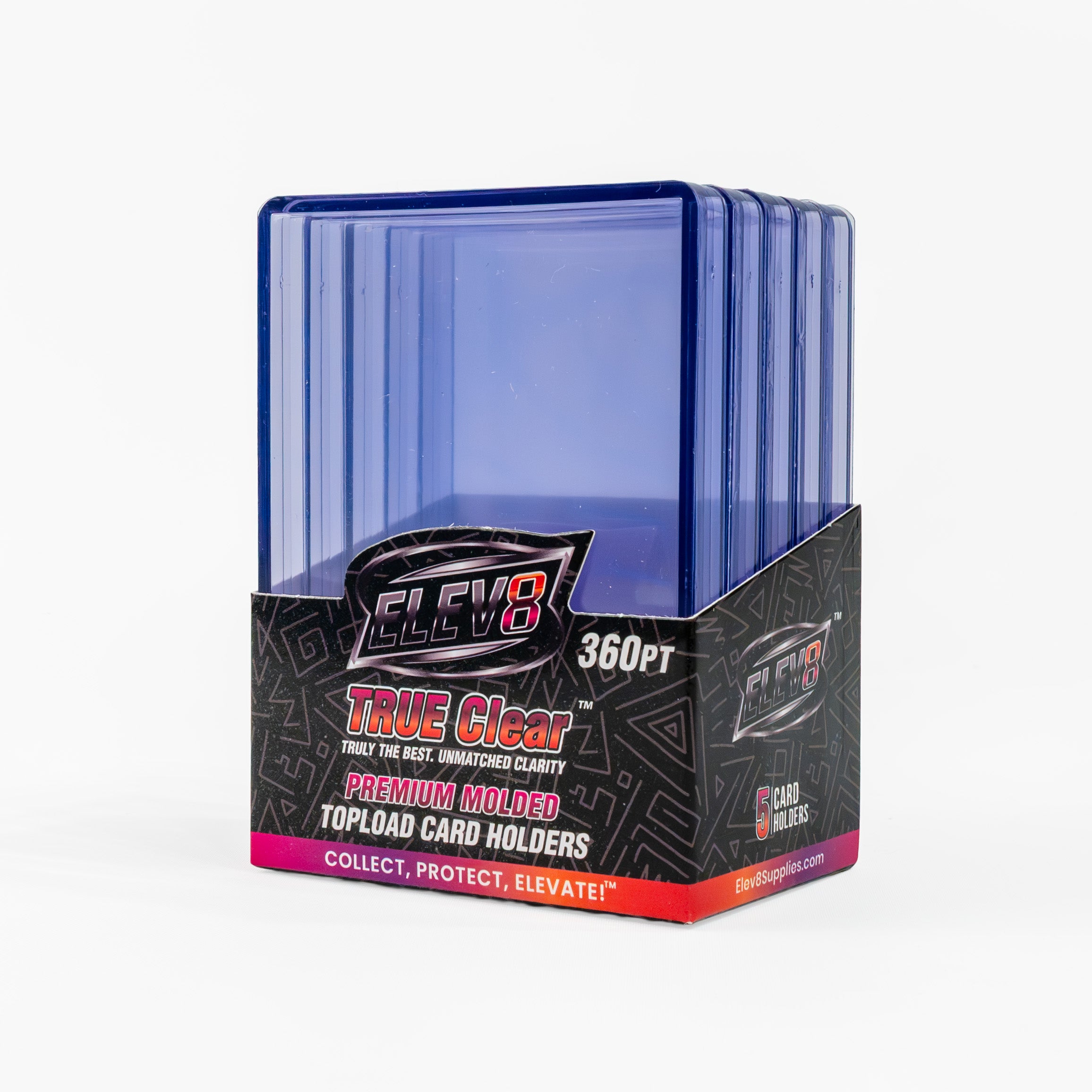 TRUE Clear Premium Molded Topload Card Holder (360pt)