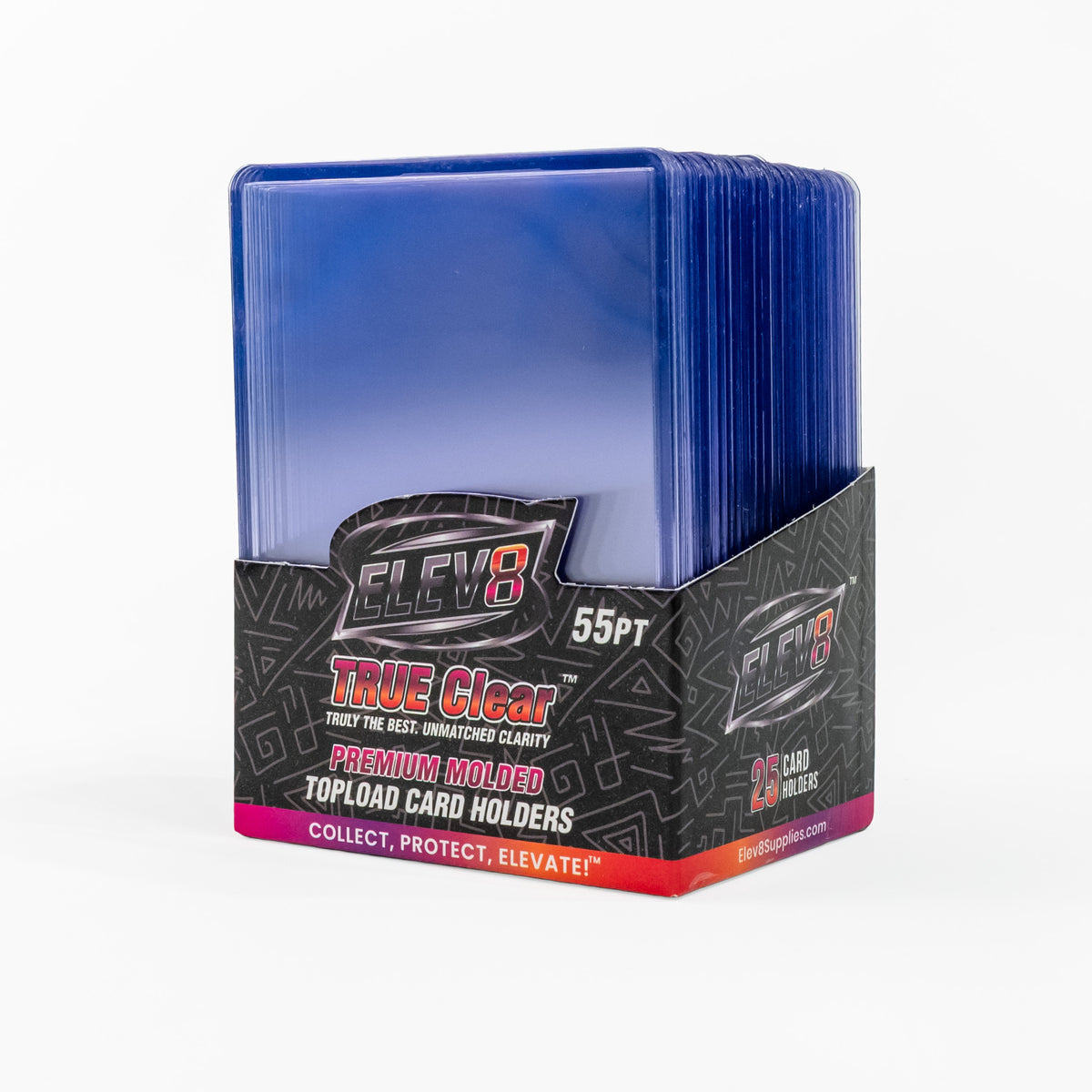 TRUE Clear Premium Molded Topload Card Holder (55pt)