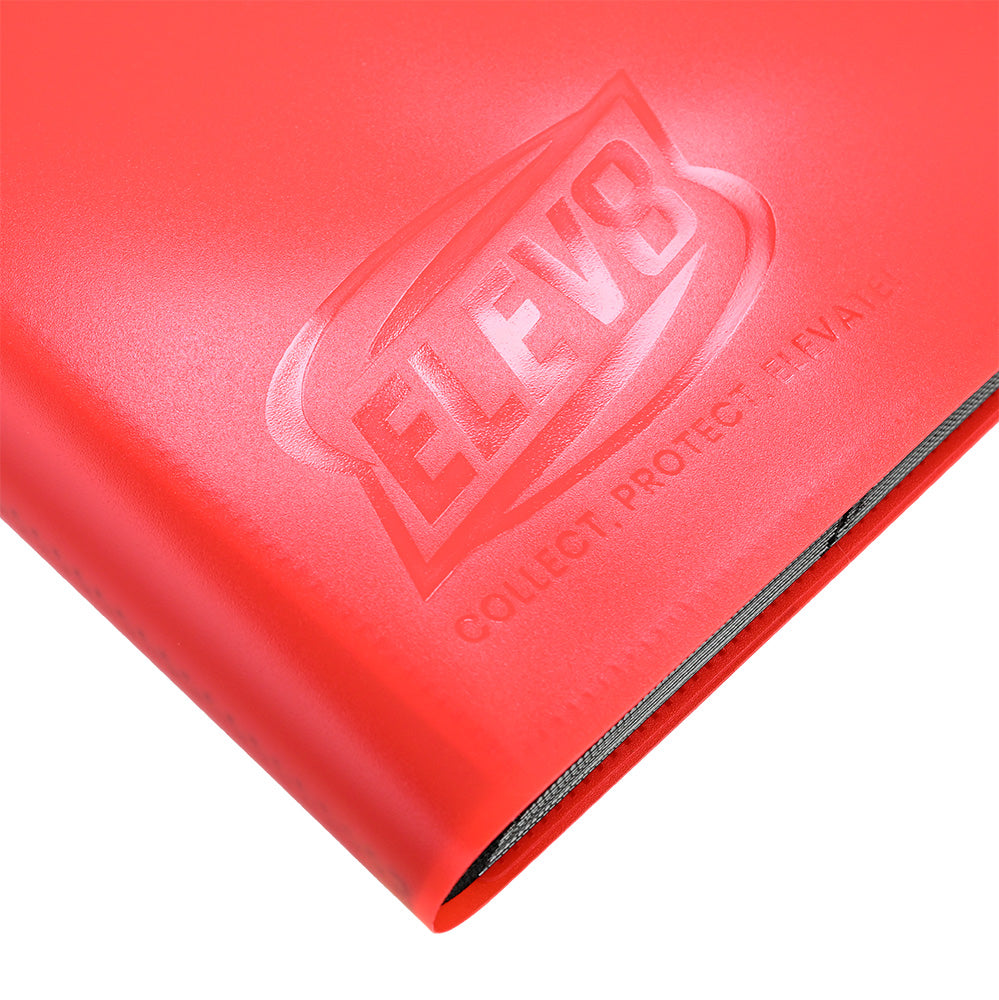 9-Pocket Strap Binder (Red) - Holds 360 Cards