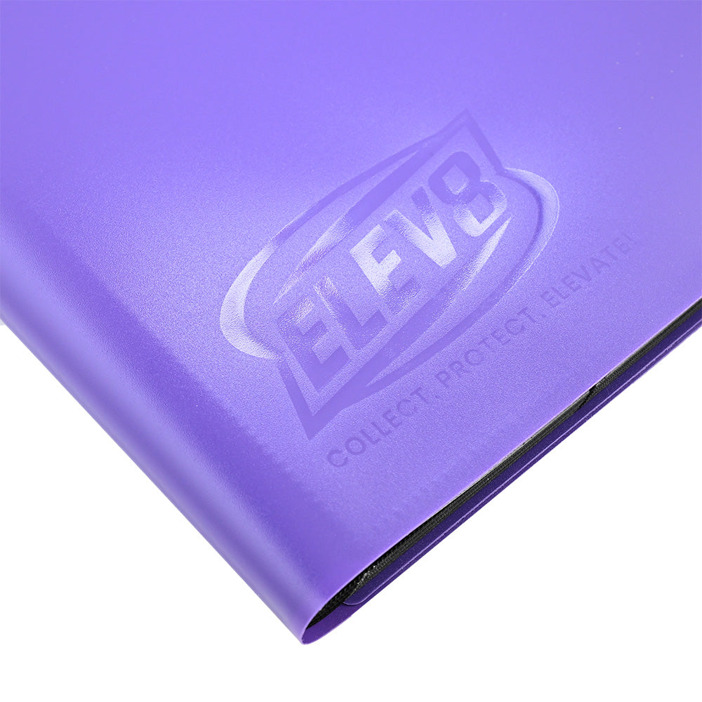 9-Pocket Strap Binder (Purple) - Holds 360 Cards