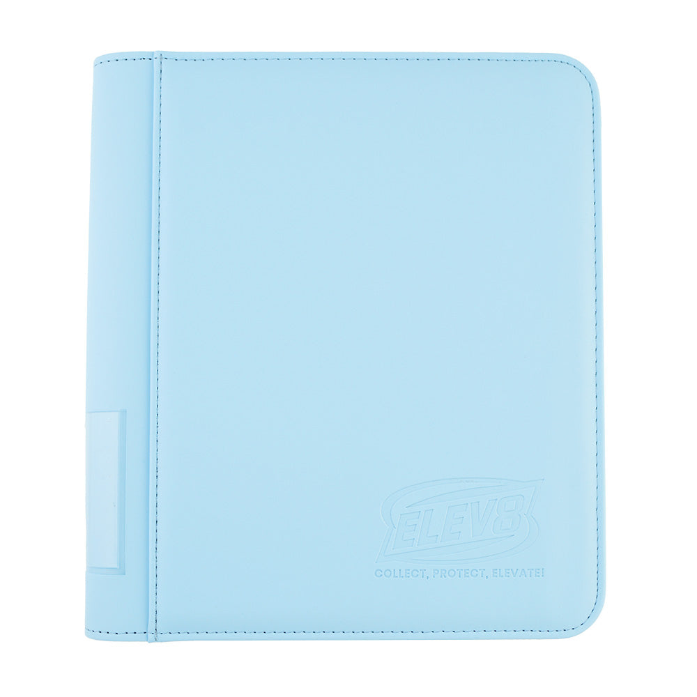 4-Pocket Topload Card Binder (Light Blue) - Holds 128 Cards