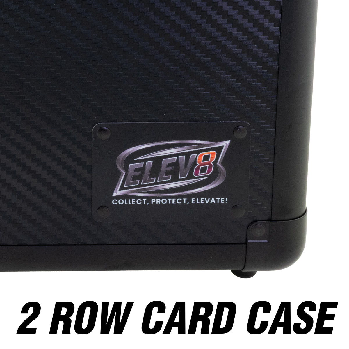 2-Row Graded Card & Slab Defender Case - Black