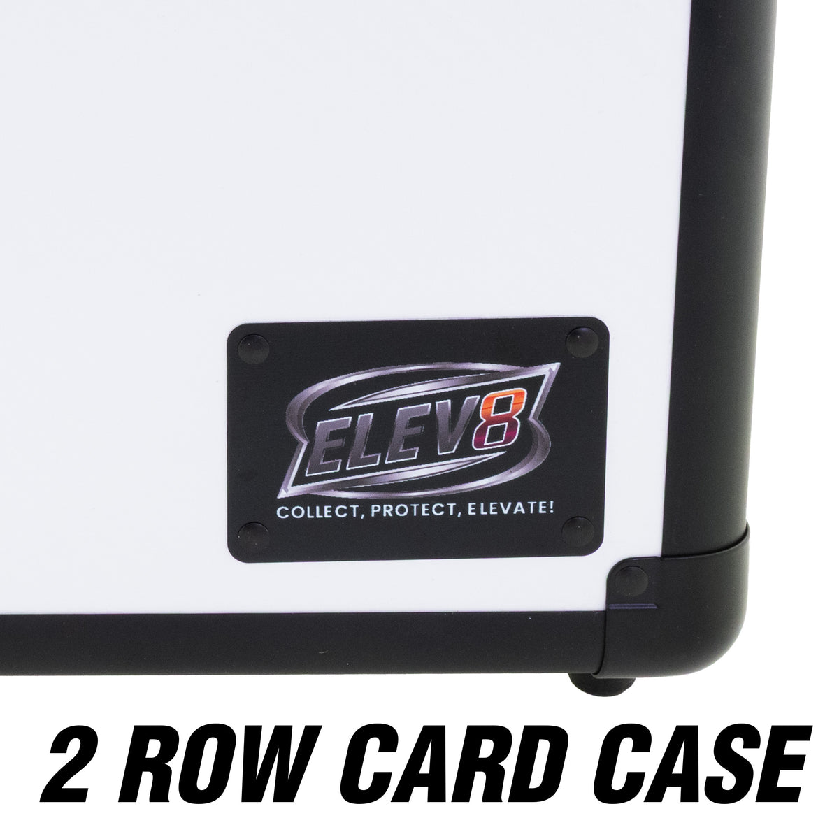 2-Row Graded Card & Slab Defender Case - White