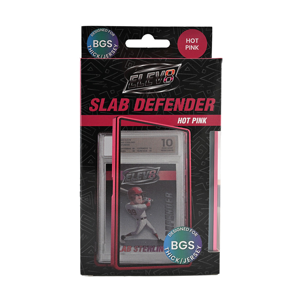 Slab Defender - 130pt BGS - HOT PINK - Aluminum Graded Slab Protector