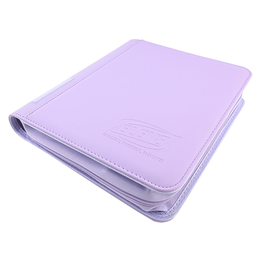 9-Pocket Topload Card Binder (Light Purple) - Holds 252 Cards