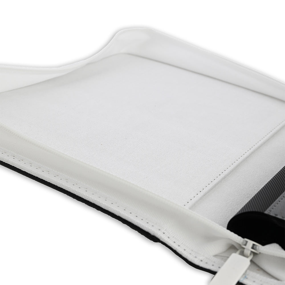 9-Pocket Topload Card Binder (Black/White) - Holds 252 Cards