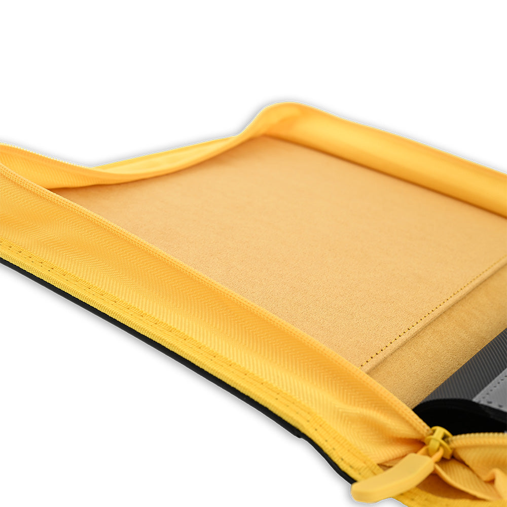 9-Pocket Topload Card Binder (Yellow) - Holds 252 Cards