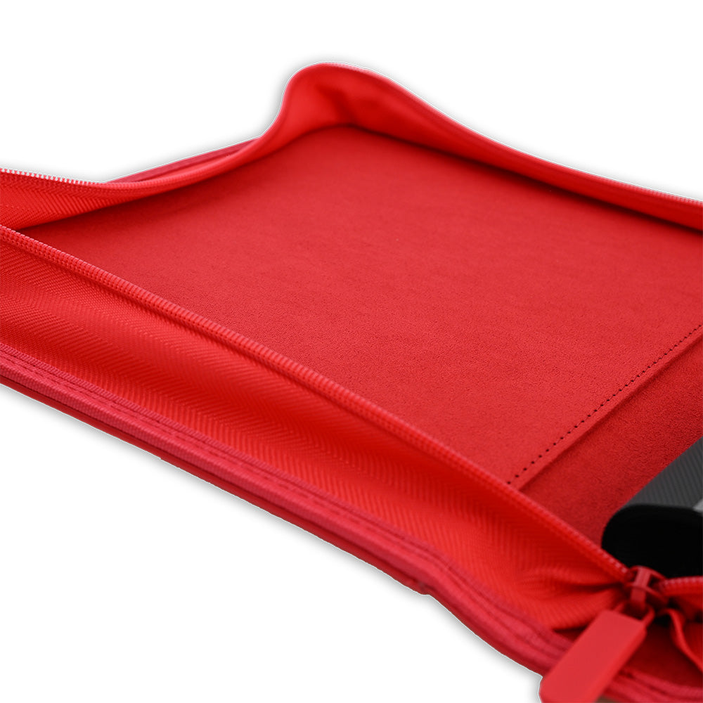 9-Pocket Topload Card Binder (Red) - Holds 252 Cards