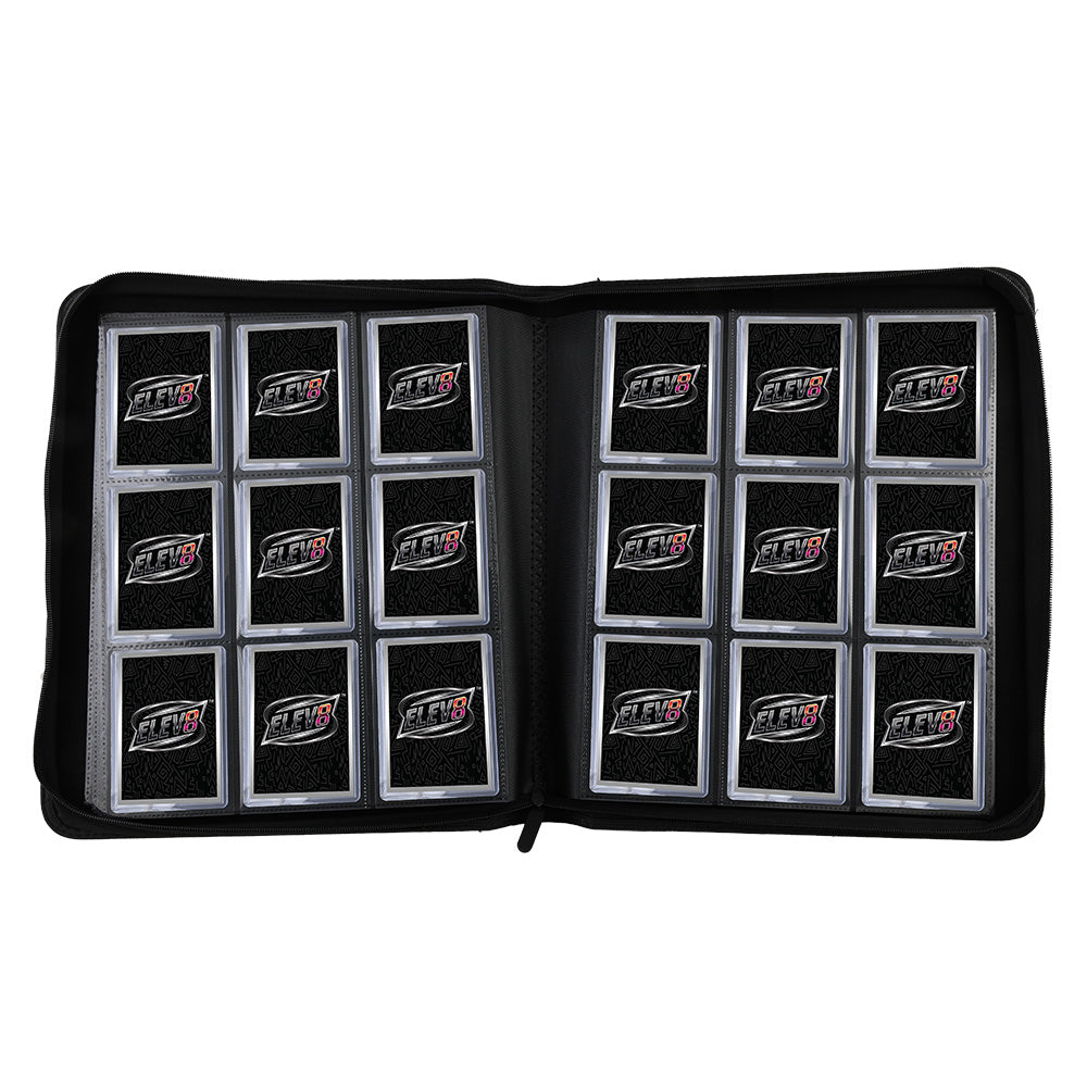 9-Pocket Topload Card Binder (Black) - Holds 252 Cards