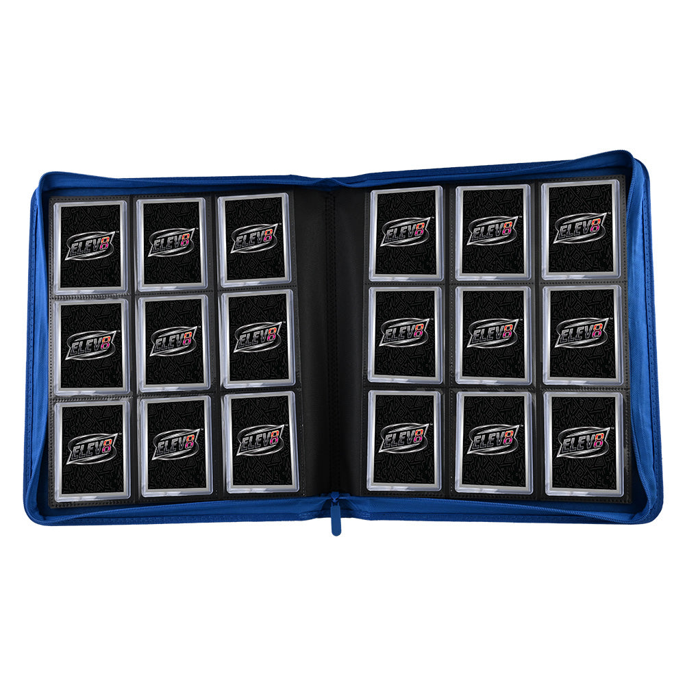 9-Pocket Topload Card Binder (Blue) - Holds 252 Cards