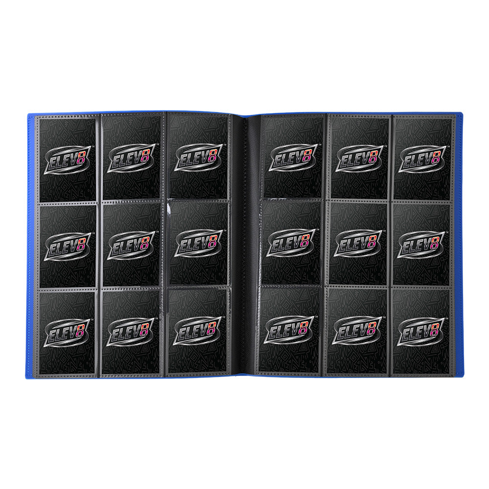 9-Pocket Strap Binder (Royal Blue) - Holds 360 Cards