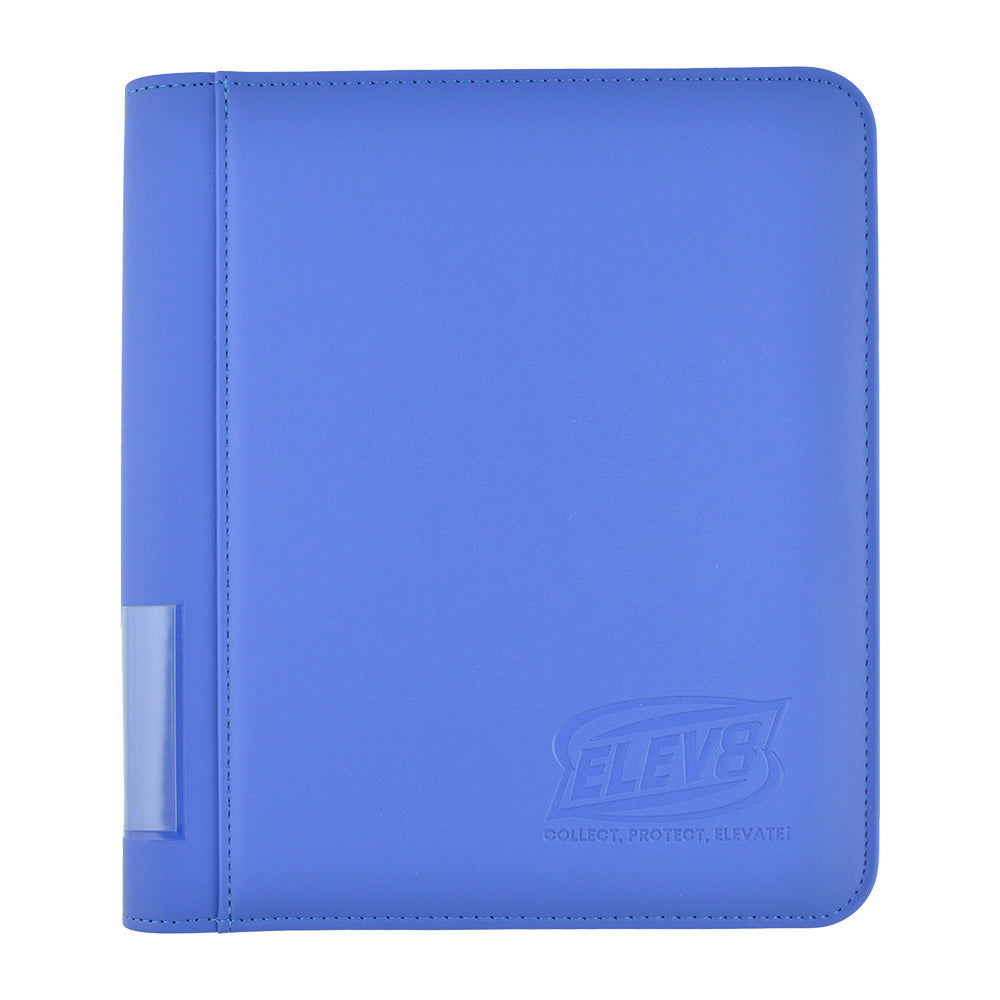 4-Pocket Topload Card Binder (Blue) - Holds 128 Cards