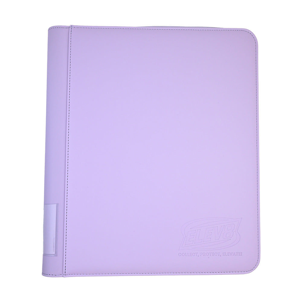 9-Pocket Topload Card Binder (Light Purple) - Holds 252 Cards