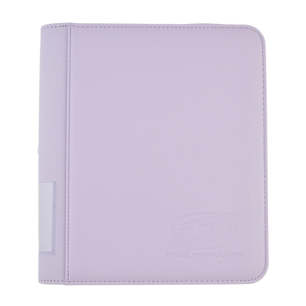4-Pocket Topload Card Binder (Light Purple) - Holds 128 Cards