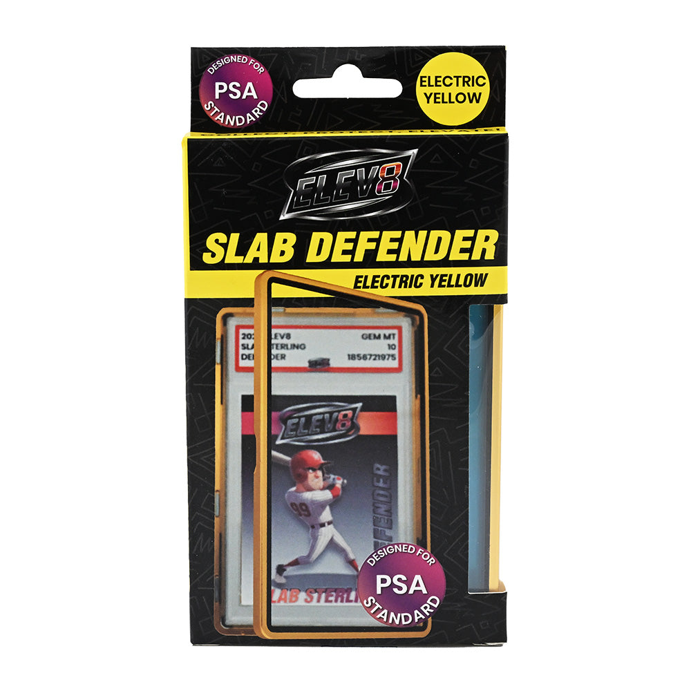 Slab Defender - PSA - ELECTRIC YELLOW - Aluminum Graded Slab Protector