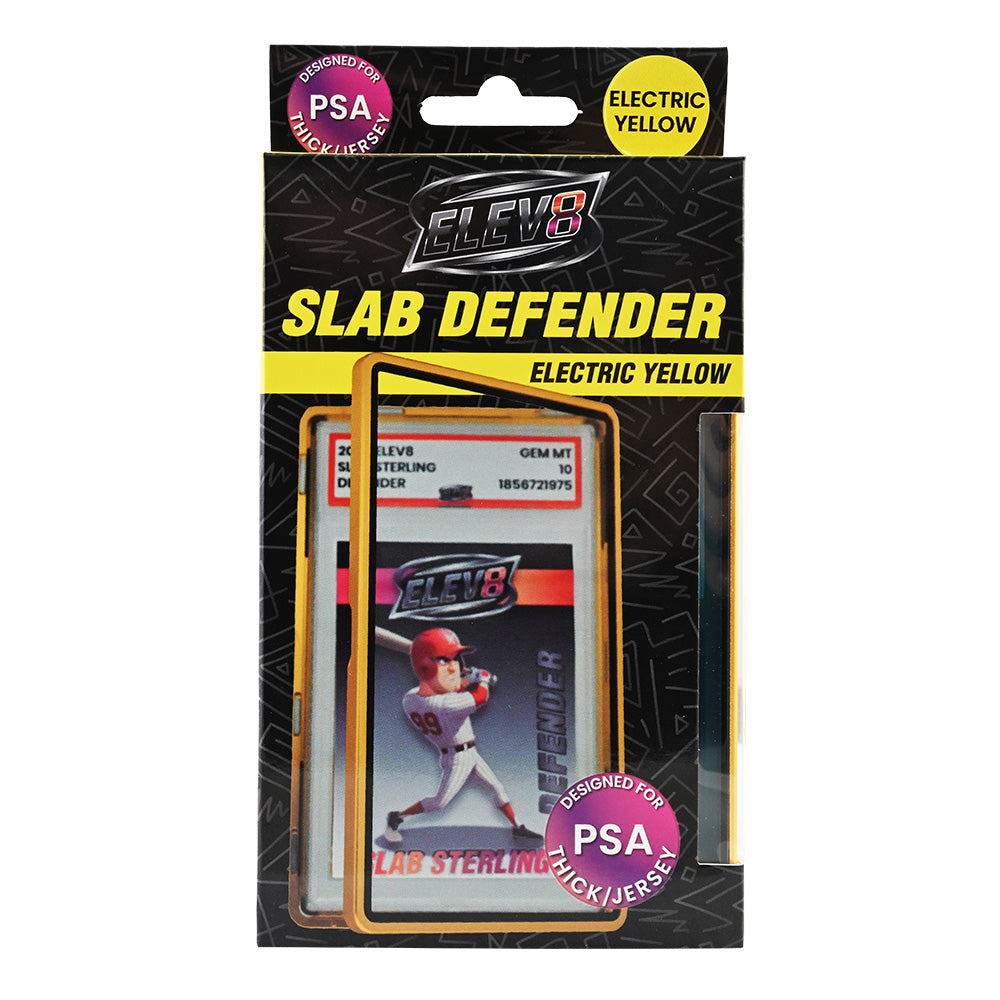 Slab Defender - 130pt PSA - ELECTRIC YELLOW - Aluminum Graded Slab Protector